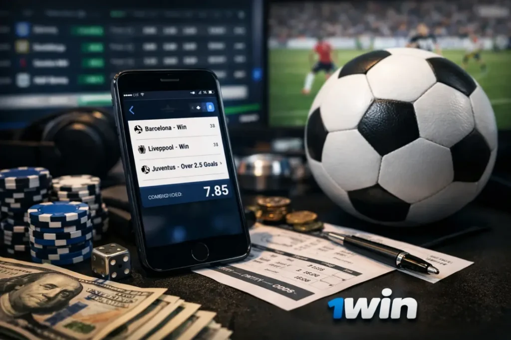 Мобильные ставки на футбол с 1win: удобство и выгода в одном приложении